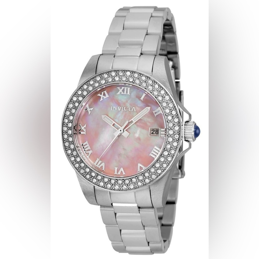 Invicta Angel Women's Watch w/ Mother of Pearl Dial - 34mm, Steel (36070)